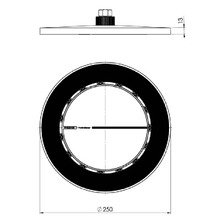 NX Iko 250mm Shower Head